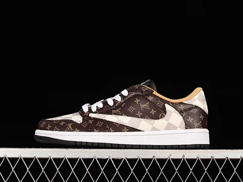 All categories Air Jordan Jordan series basketball shoes Air Jordan 1 Low Travis Scott x Air Jordan 1 Low OG AJ1 Joe 1 joint model undercut low top DM7866-216